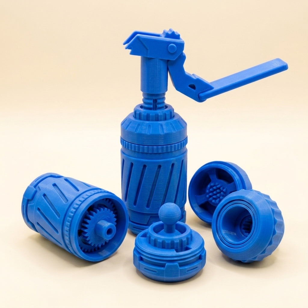 7-in-1 Fidget Grenade — Roo Blue packshot