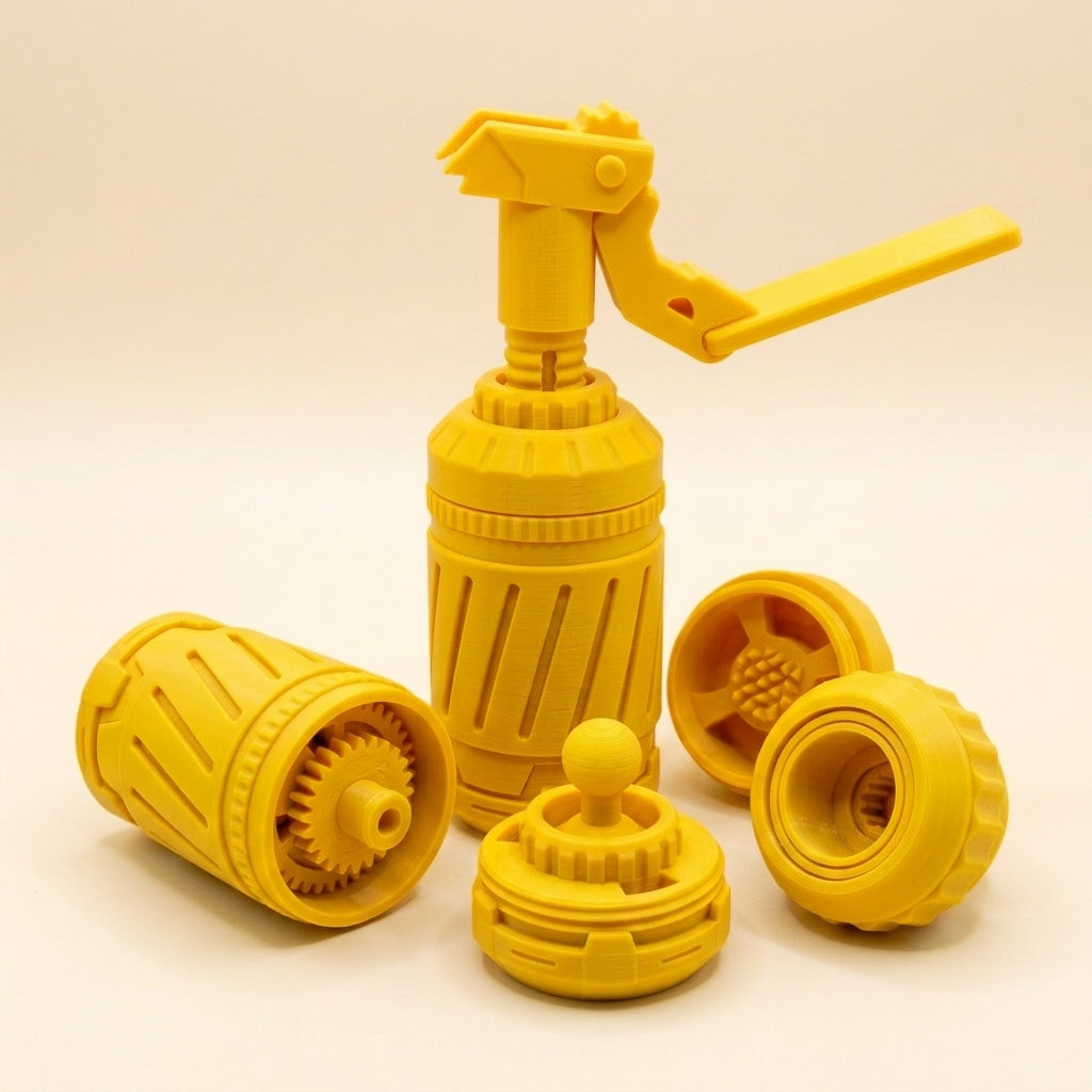 7-in-1 Fidget Grenade — Sunny Yellow packshot
