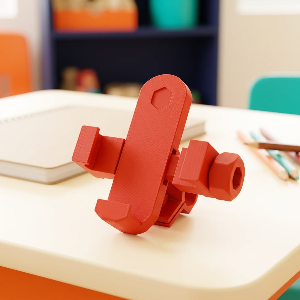 Bike Phone Holder — Rocket Red desk