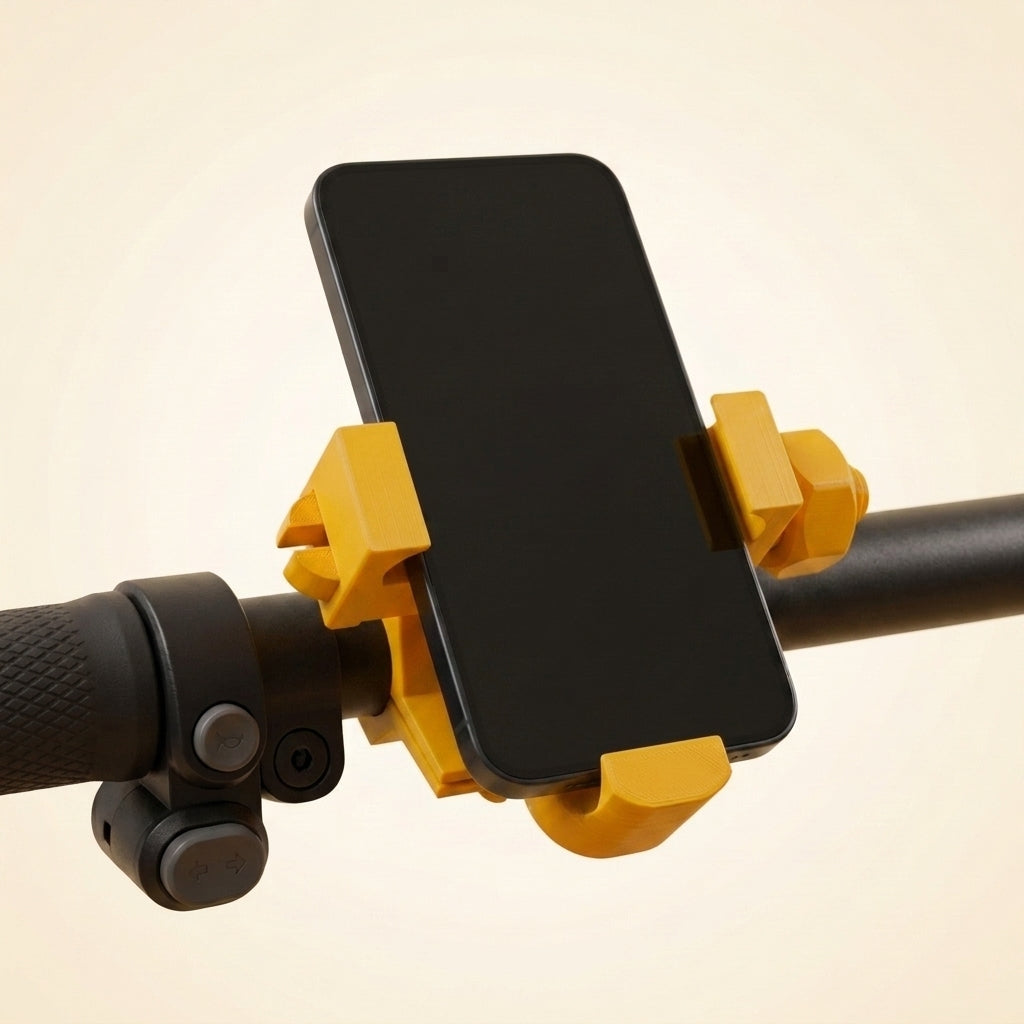 Bike Phone Holder — Sunny Yellow packshot