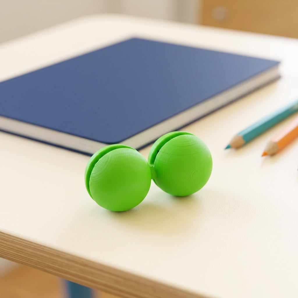 Fidget Balls — Slime Green desk