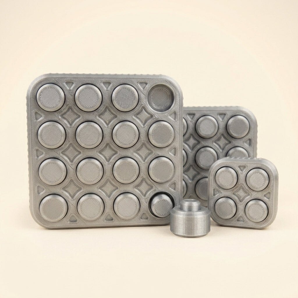 Infinite Bubble Wrap — Metallic Silver packshot