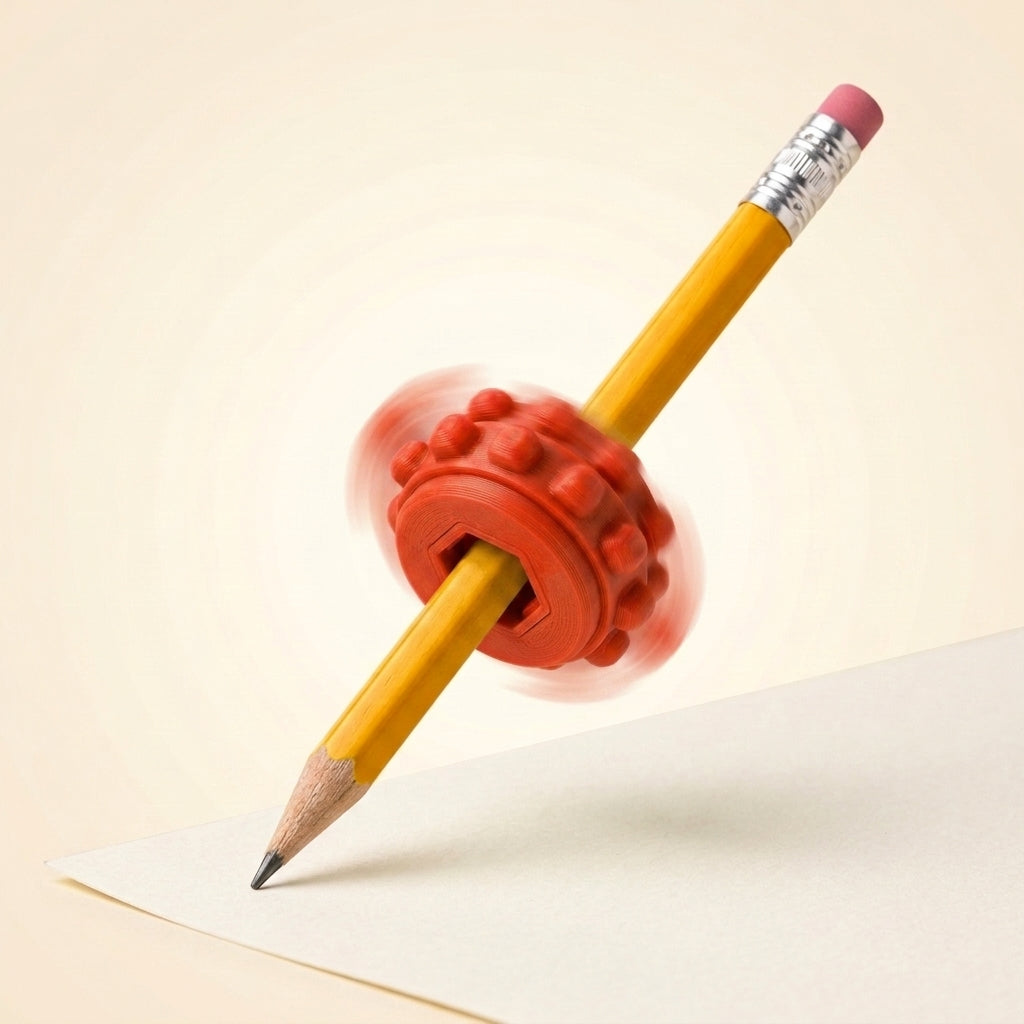 Pen Fidget Spinner — Rocket Red packshot