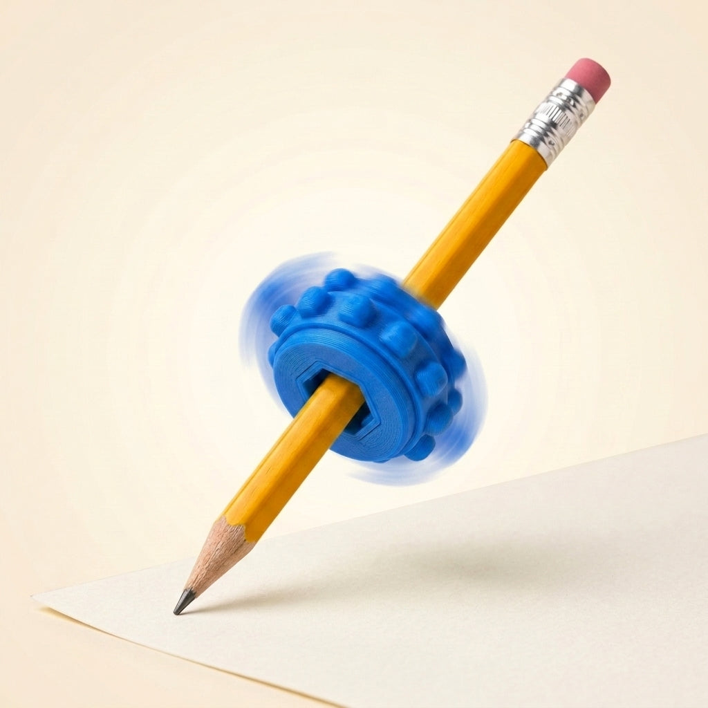 Pen Fidget Spinner — Roo Blue packshot