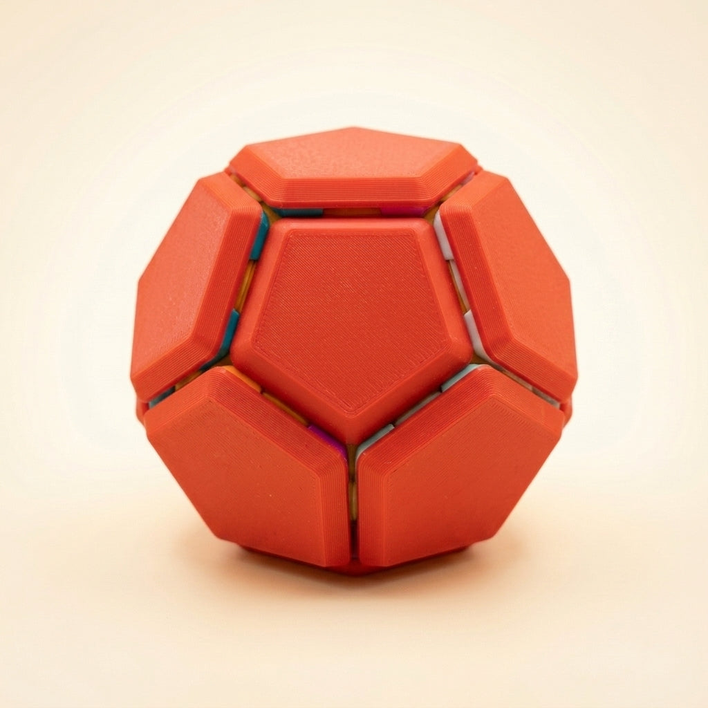 Pentagon Clicker — Rocket Red packshot