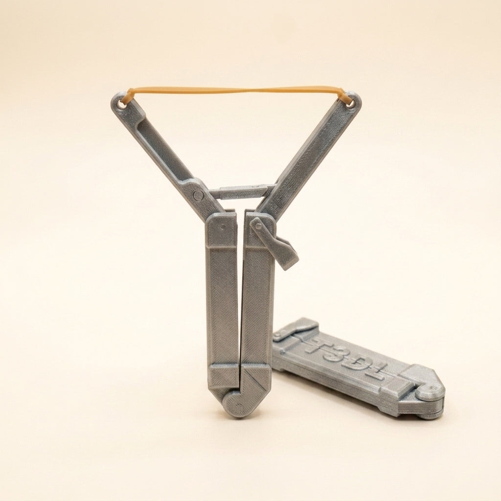 Portable Slingshot — Metallic Silver packshot